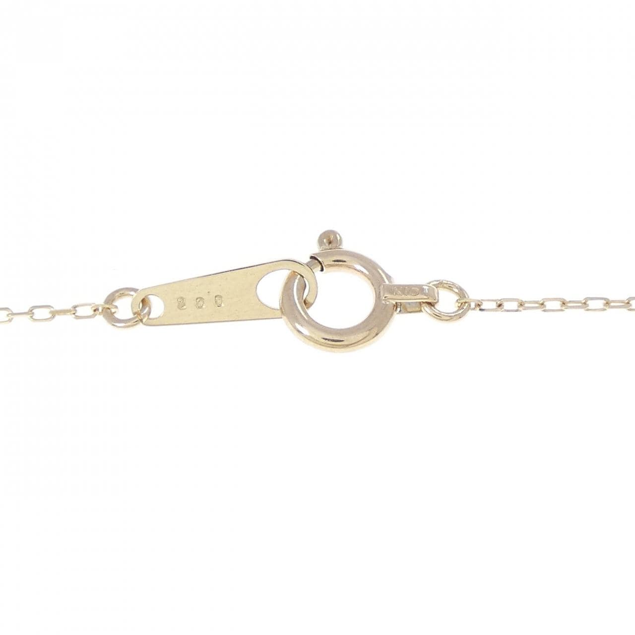 K10YG ダイヤモンド ネックレス 0.08CT