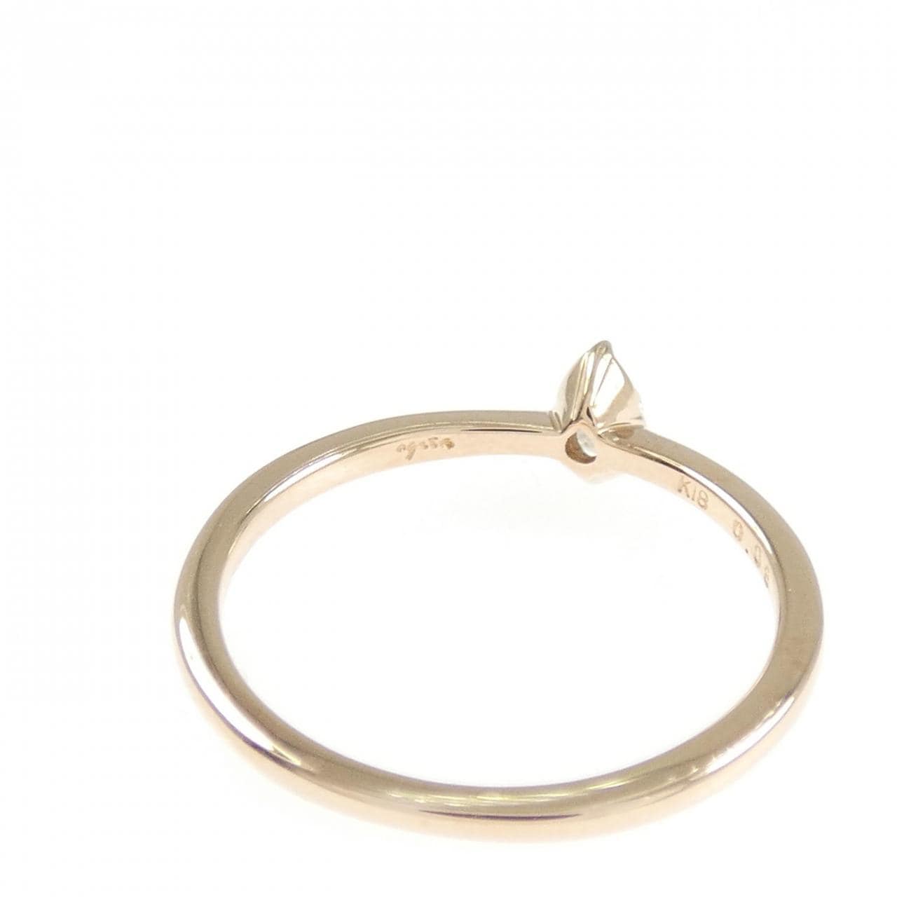 アガット ダイヤモンド リング 0.08CT