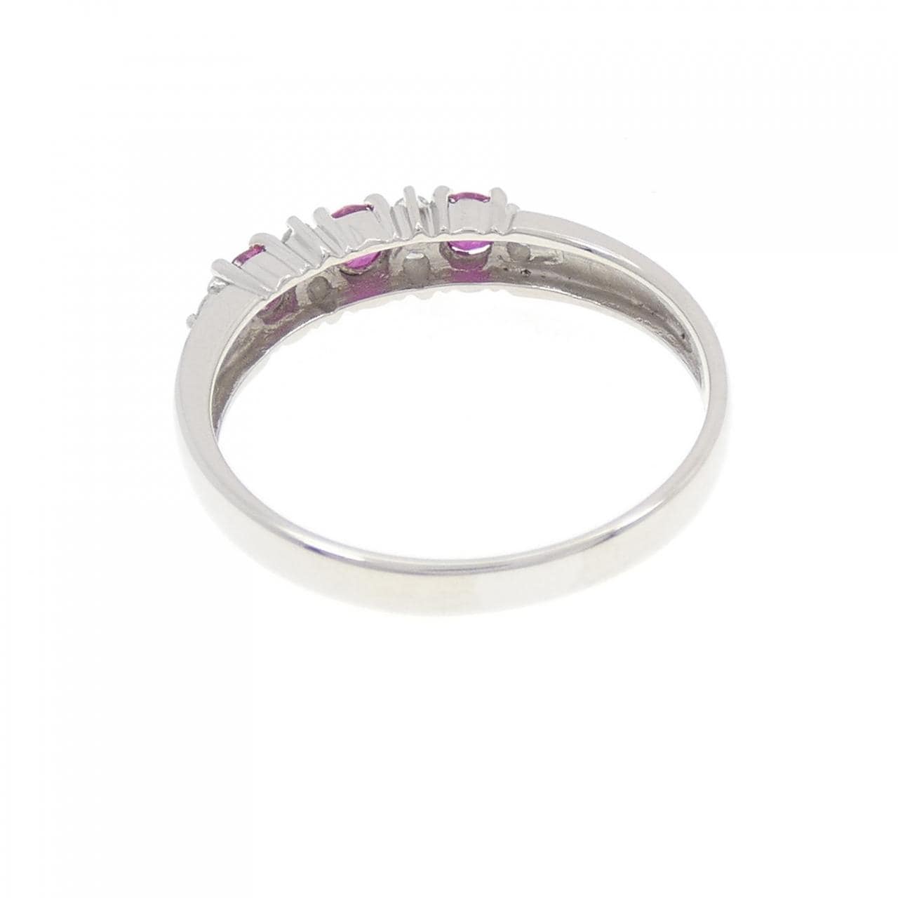 PT900 ルビー リング 0.28CT
