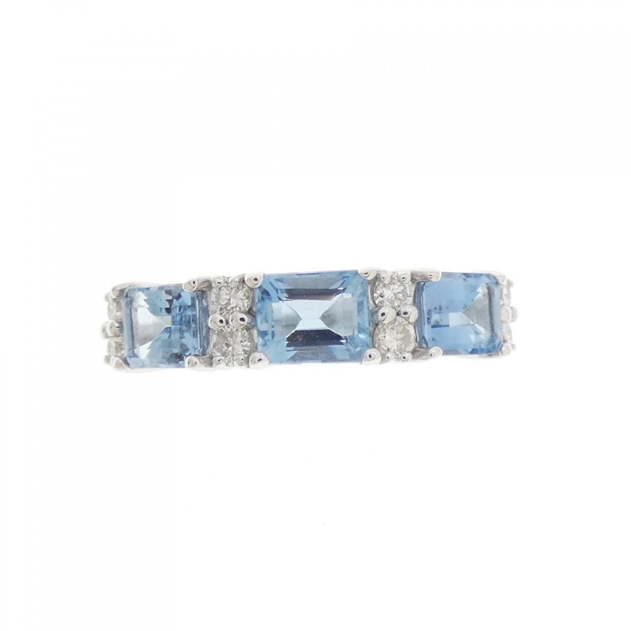 ジーエスティービー アクアマリン リング 0.90CT