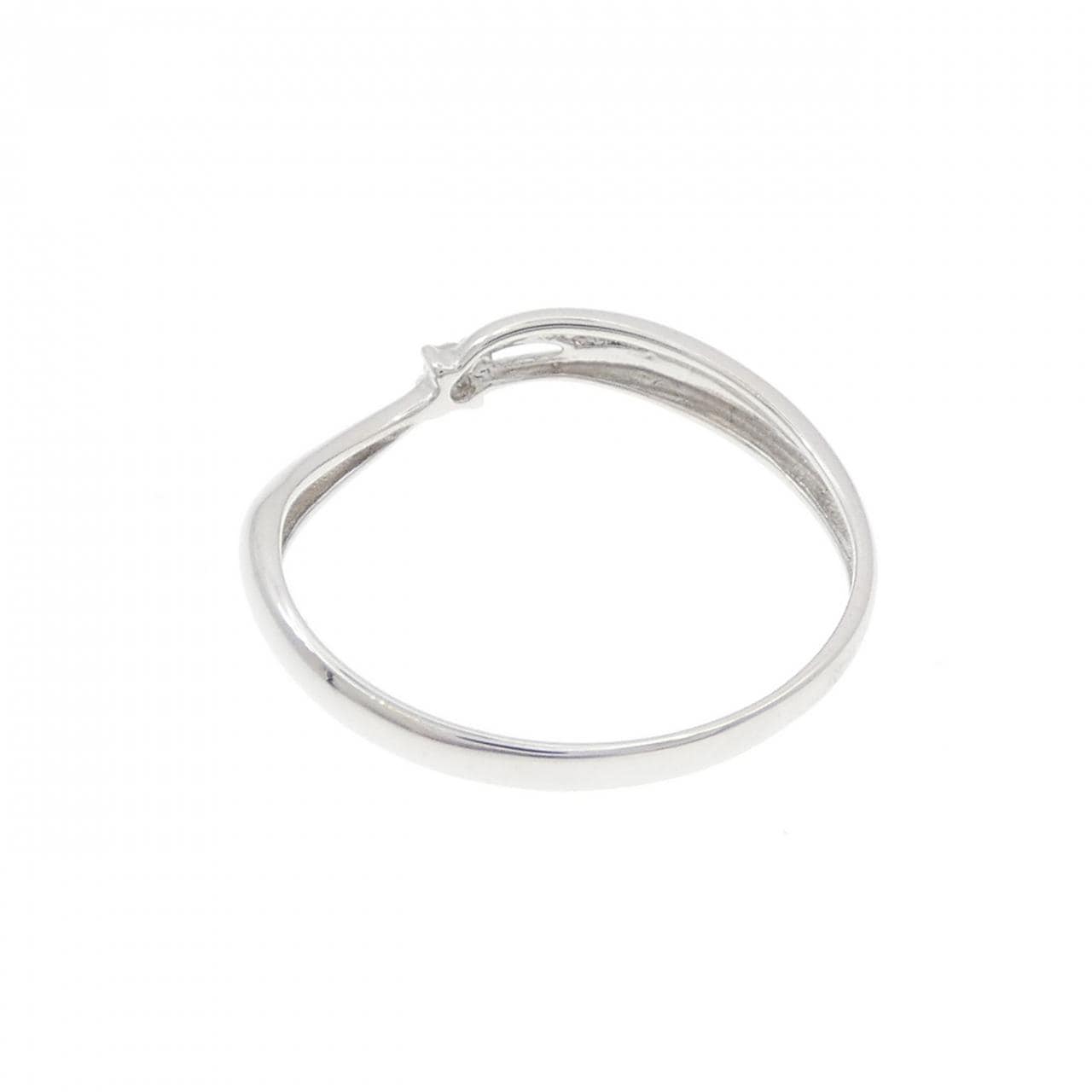 K14WG ダイヤモンド リング 0.02CT