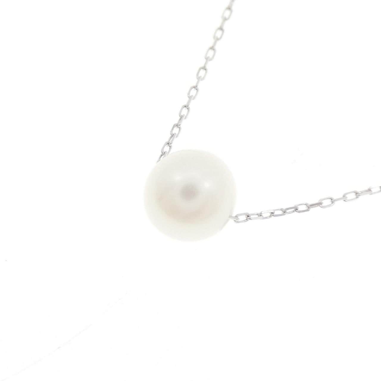 K10WG freshwater pearl necklace 5.9mm