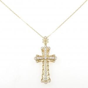 ユキザキ ヨビコ クロス ダイヤモンド ネックレス 0.80CT