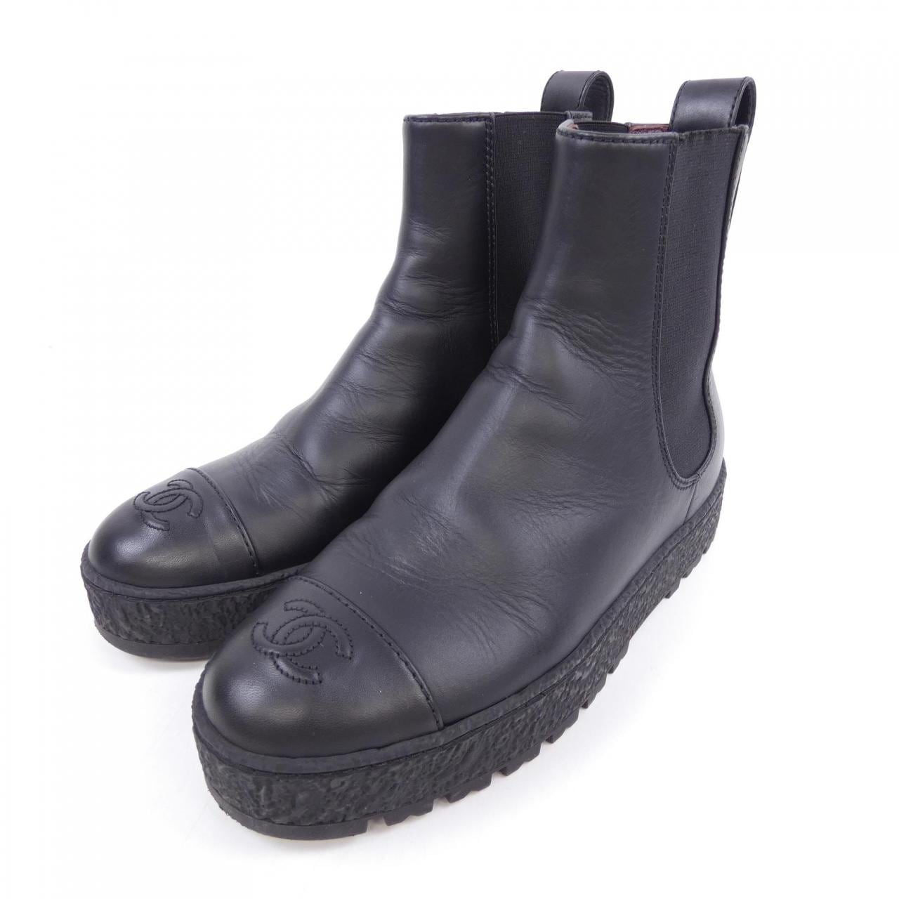 シャネル CHANEL アンクルブーツ ターンロック G37927X56283 ブーツ