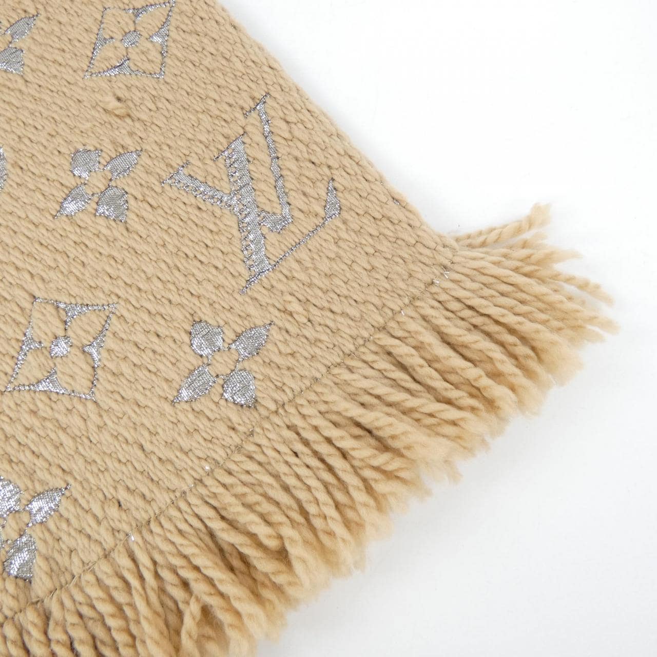 ルイヴィトン LOUIS VUITTON エシャルプ ロゴマニア シャイン M75834 MUFFLER