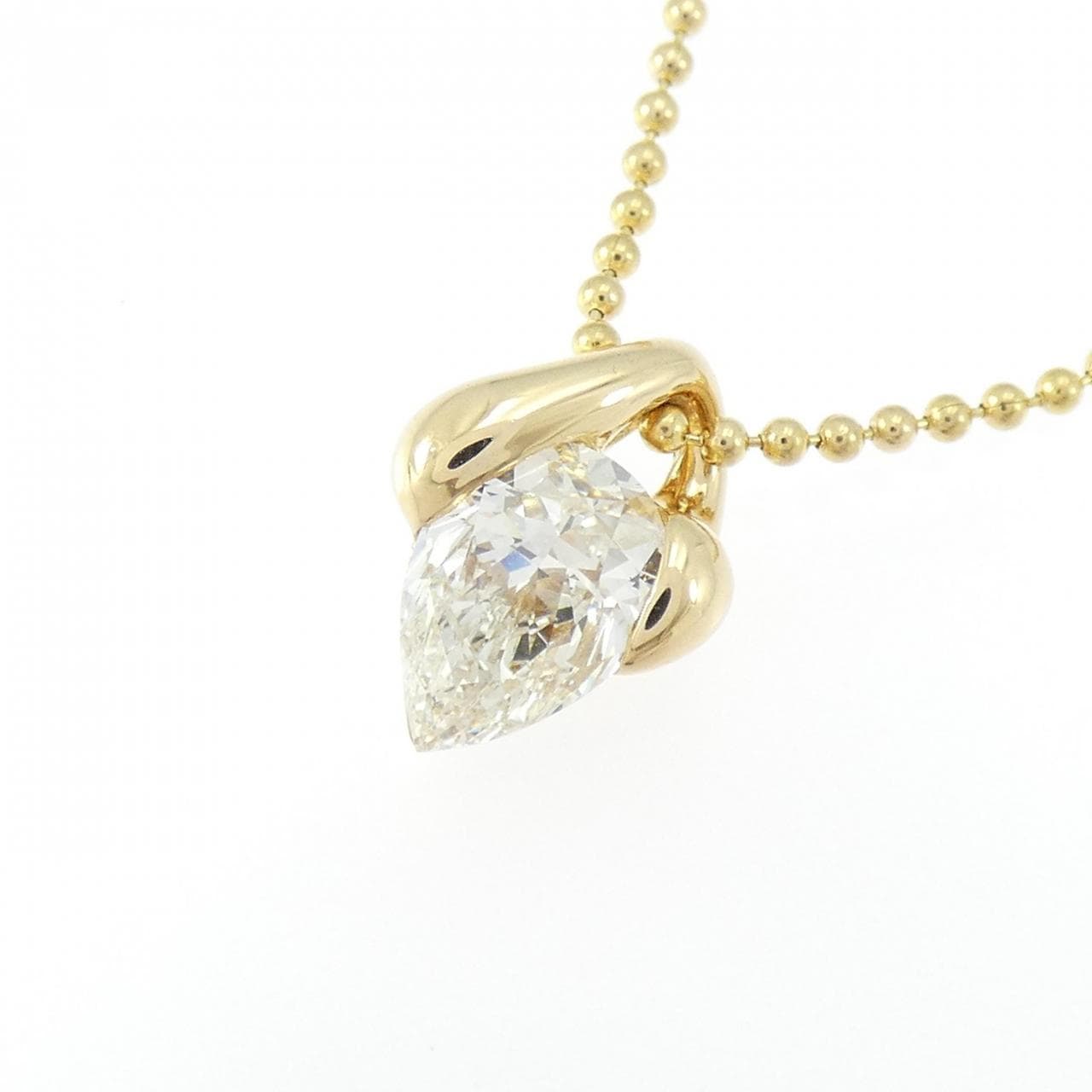 K18YG ダイヤモンド ネックレス 1.015CT