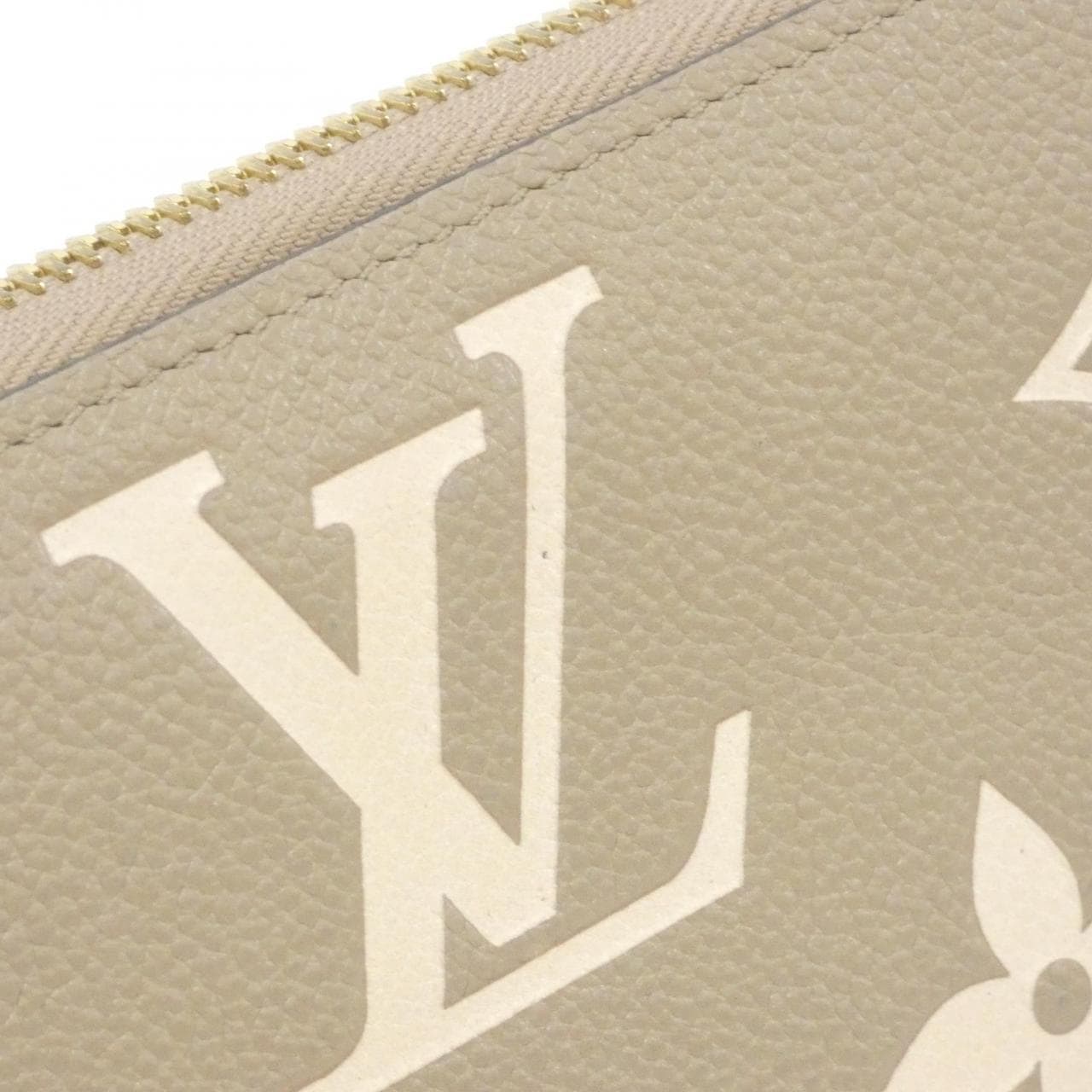 LOUIS VUITTON雙色Monogram Empreinte拉链錢包 M69794 錢包