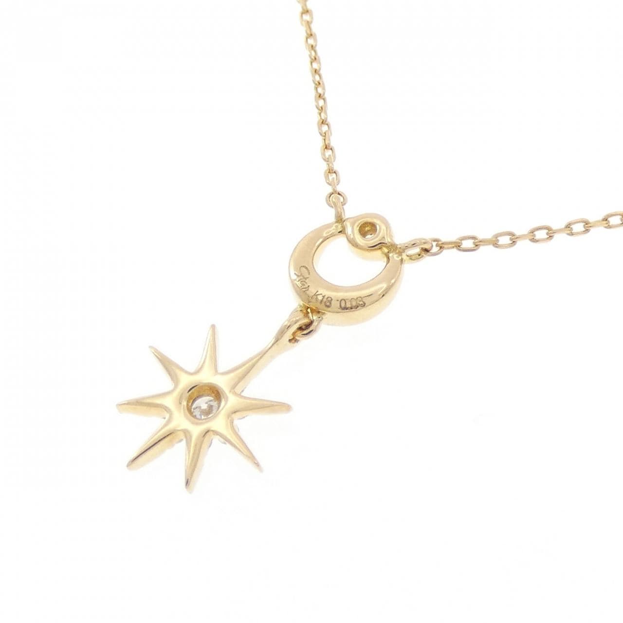 スタージュエリー ダイヤモンド ネックレス 0.03CT