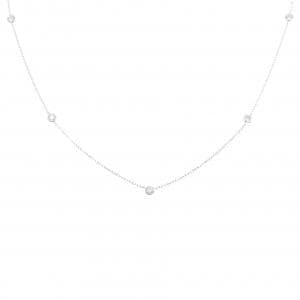 K18WG ダイヤモンド ネックレス 0.35CT