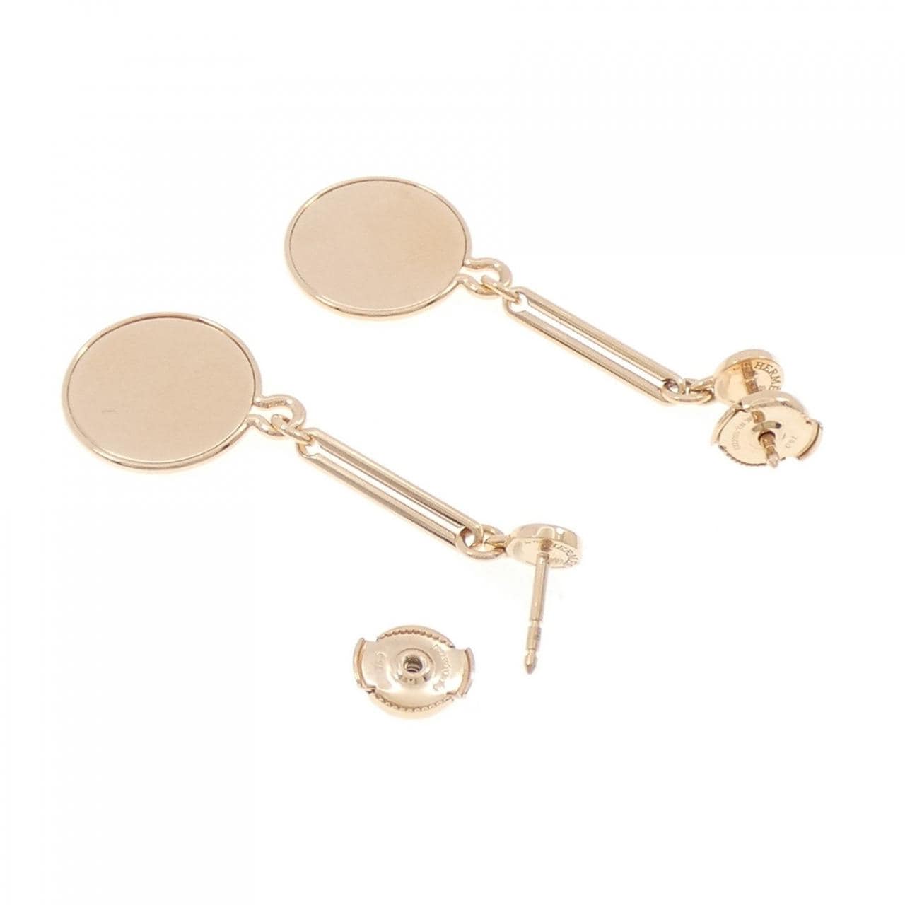 HERMES exlibris earrings
