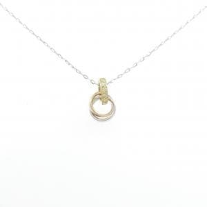 K18スリーカラー ダイヤモンド ネックレス 0.20CT