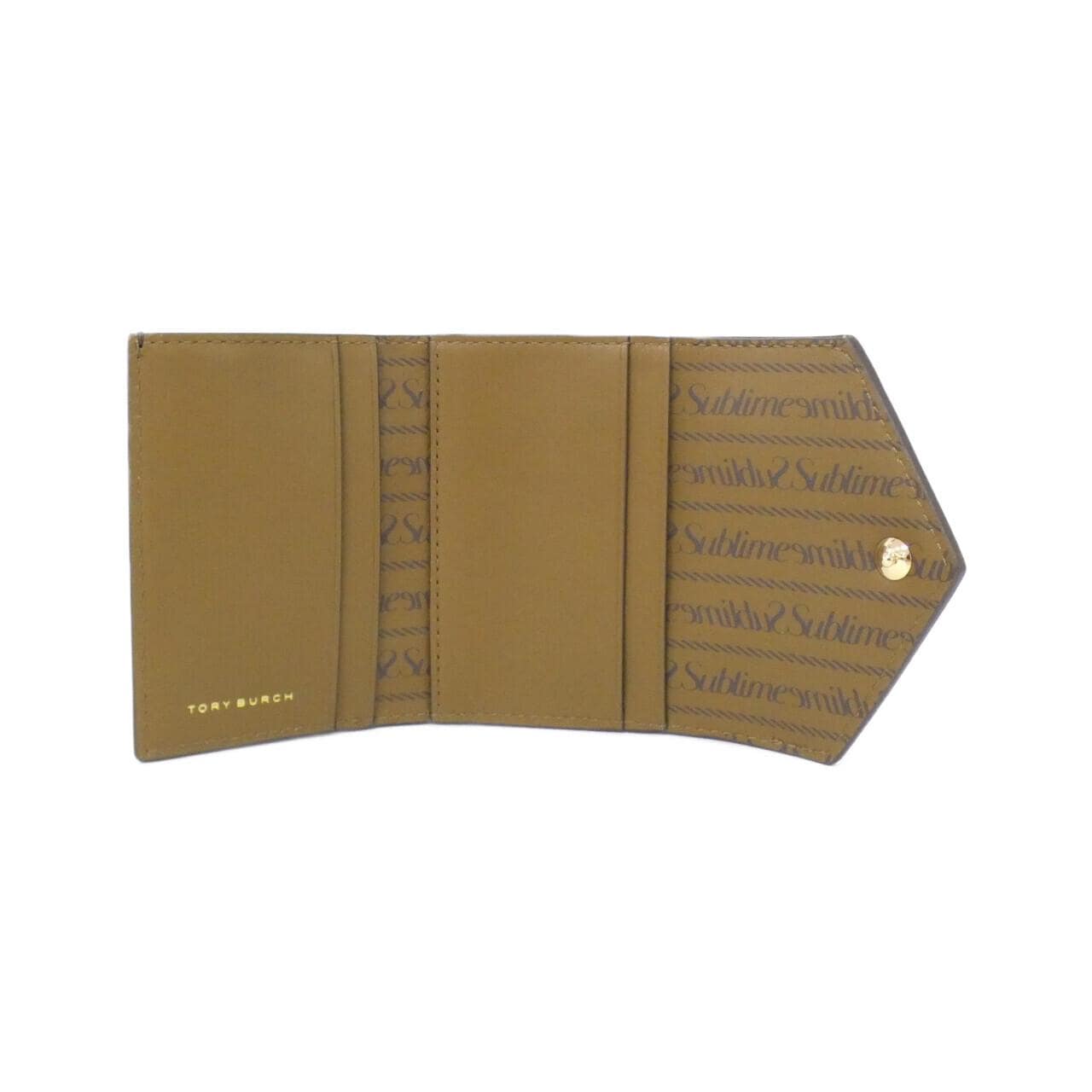 [BRAND NEW] TORY BURCH T Monogram Coated Canvas Small Envelope Wallet 165026
