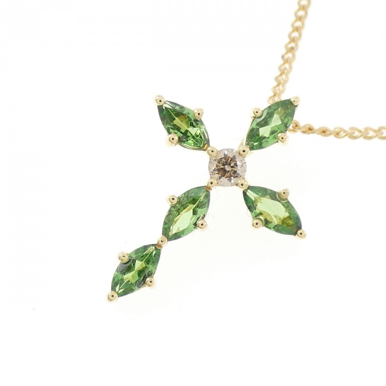 GSTB石榴石項鍊 0.35克拉