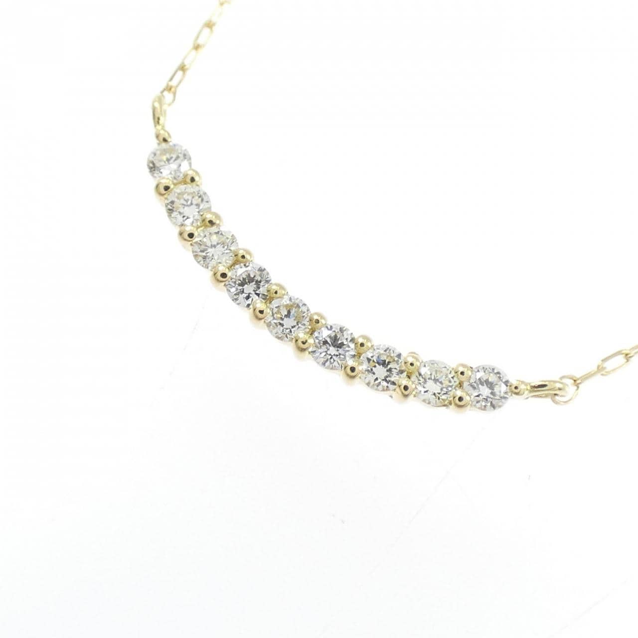 【新品】K18YG ダイヤモンド ネックレス 0.10CT