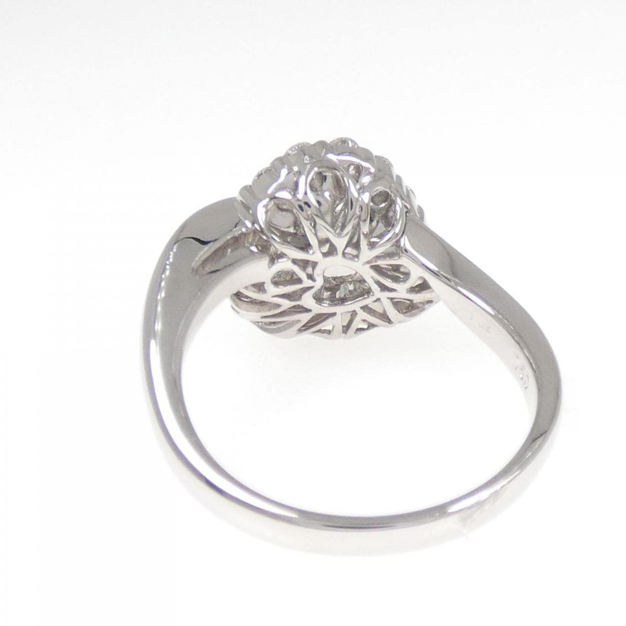 750WG リーフ ダイヤモンド リング 1.02CT