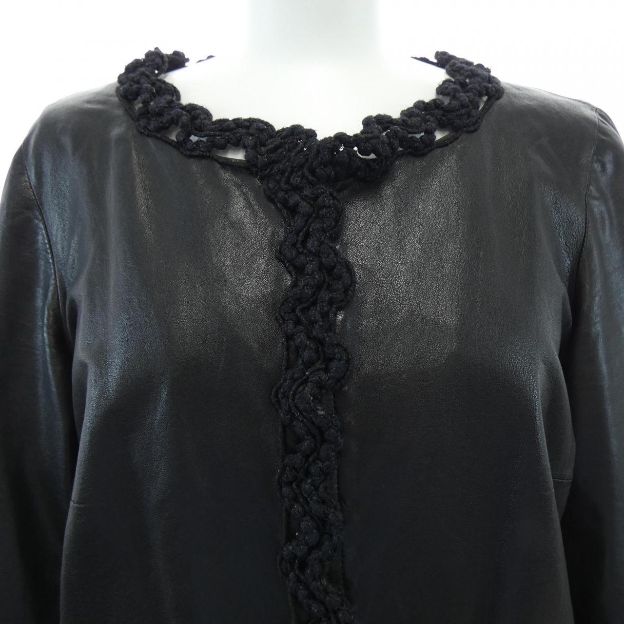 シャネル CHANEL P35592C00082 09A レザージャケット