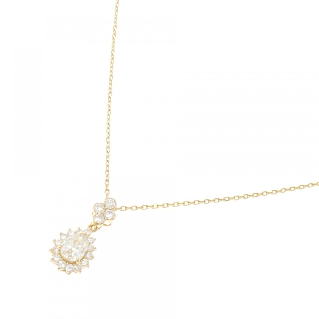 K18YG ダイヤモンド ネックレス 1.32CT