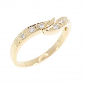 K18YG ダイヤモンド リング 0.11CT