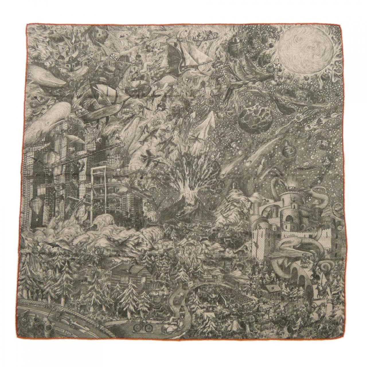 エルメス HERMES NOTHING BUT A DREAMER H103404T カレH100 ショール