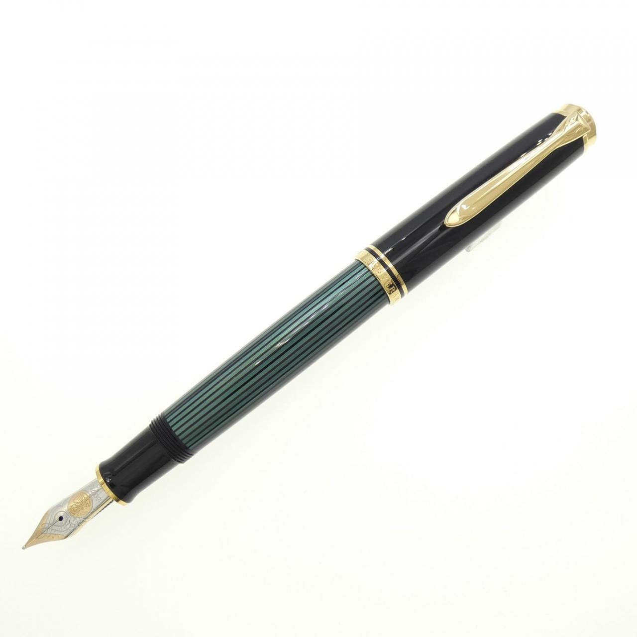 Pelikan Souveraine M800 Green Stripe Fountain Pen