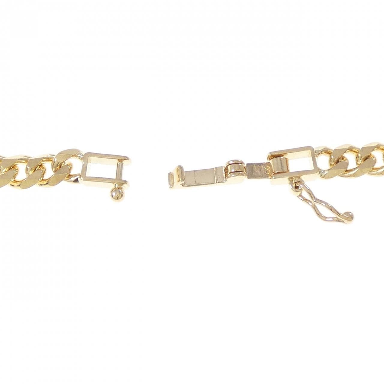 K18(枠)/K18YG コイン ネックレス