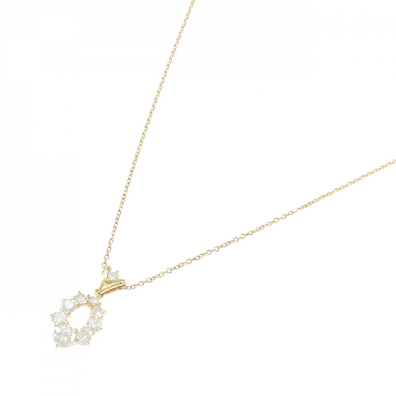 K18YG ダイヤモンド ネックレス 0.52CT
