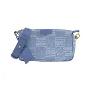 ルイヴィトン ダミエ デニム 3D ポシェット アクセソワール XL N00204 アクセサリーポーチ