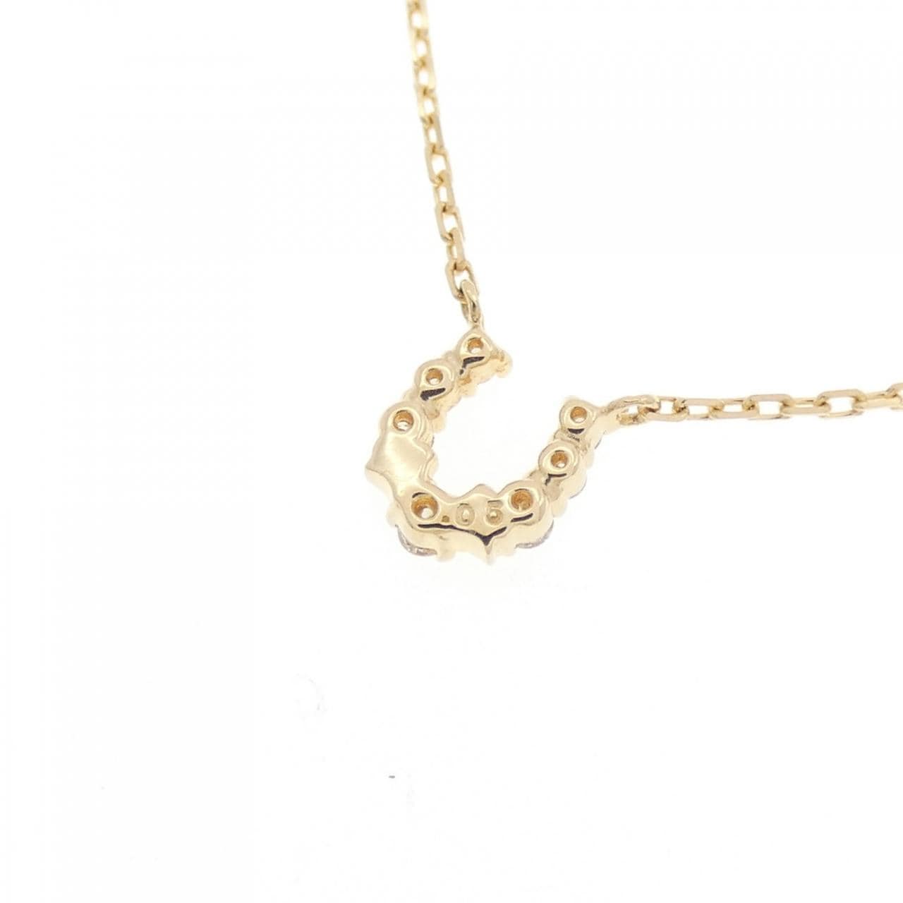 アガット ダイヤモンド ネックレス 0.05CT