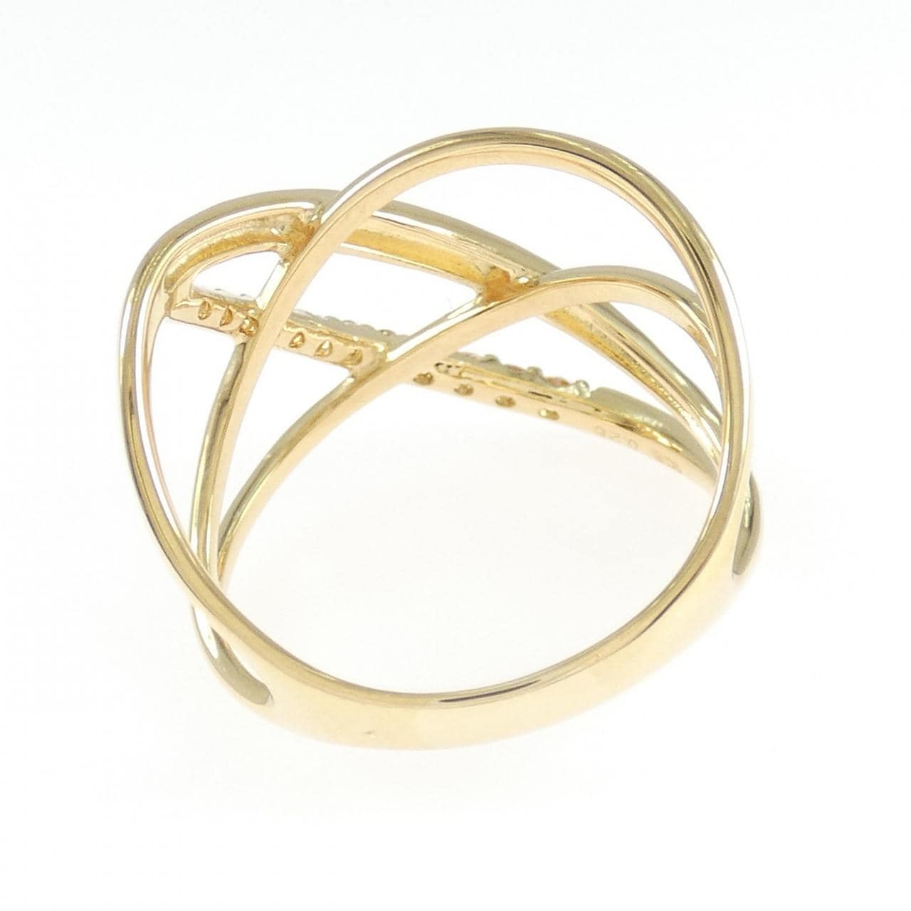 K18YG ダイヤモンド リング 0.25CT