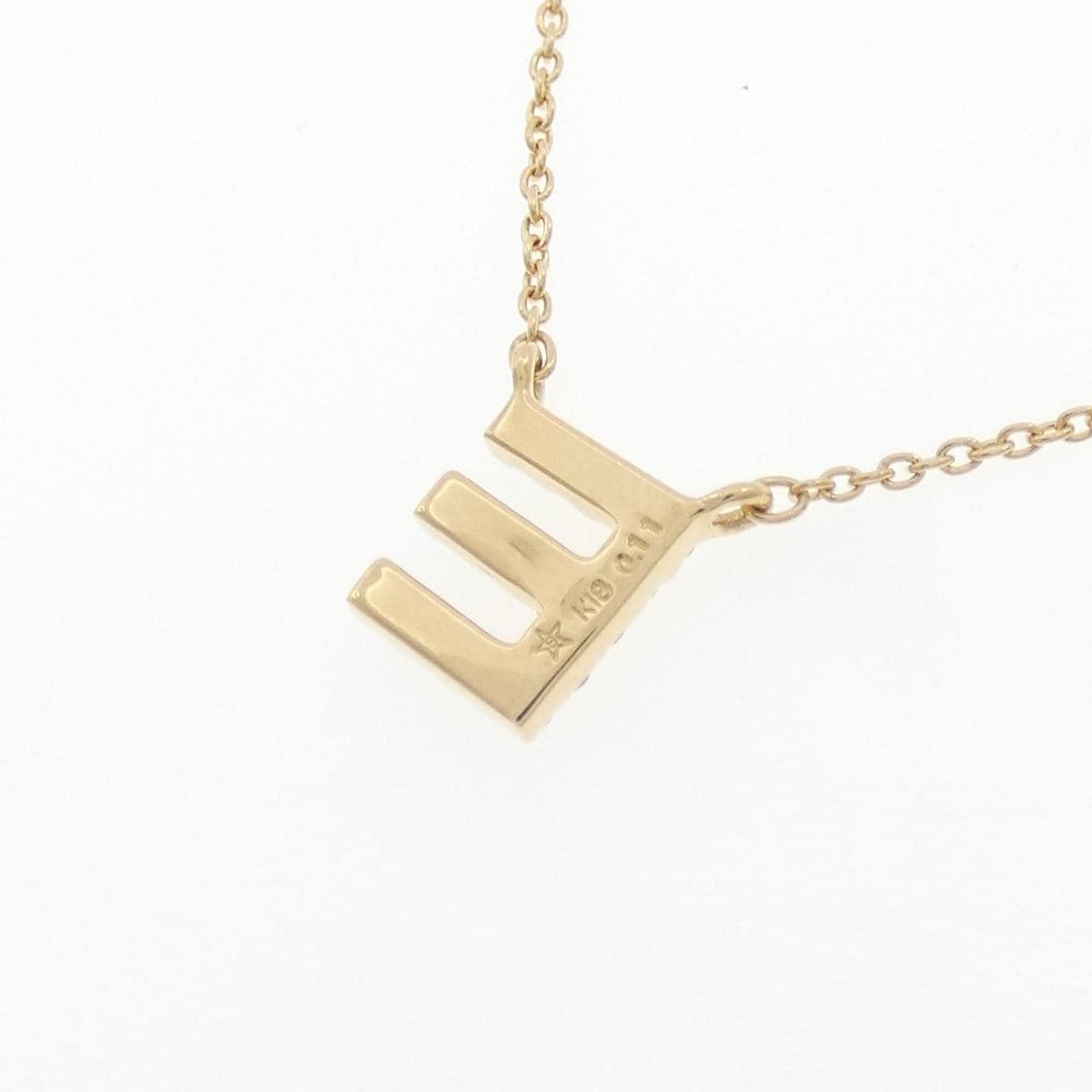 ギンザ タナカ ダイヤモンド ネックレス 0.11CT