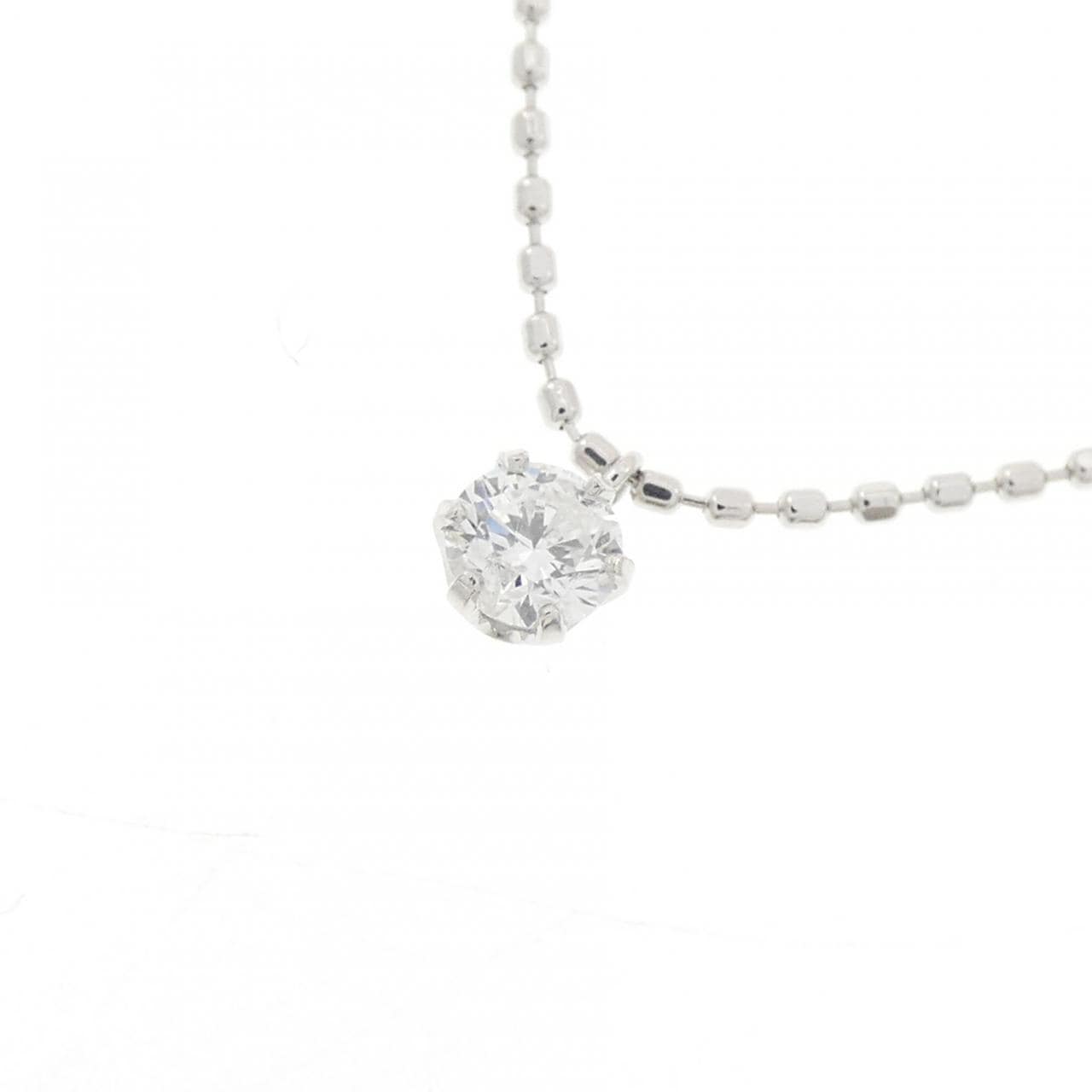 K18WG ダイヤモンド ネックレス 0.50CT