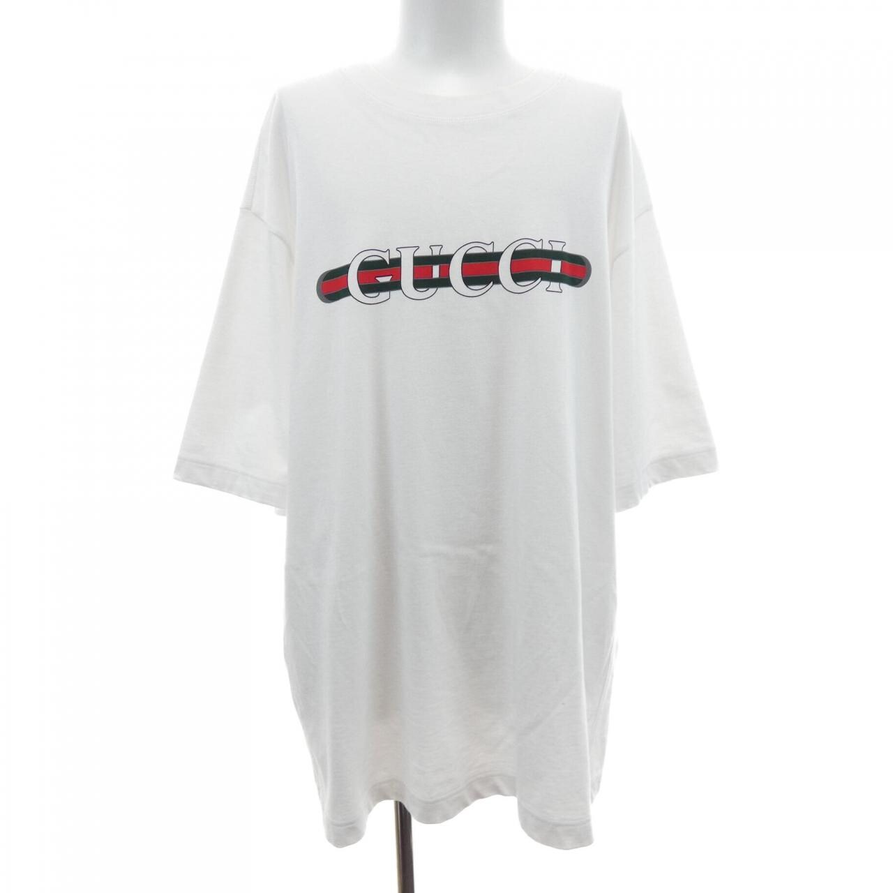 グッチ GUCCI GUCCIプリントコットンジャージーTシャツ 784361 XJGKB Tシャツ