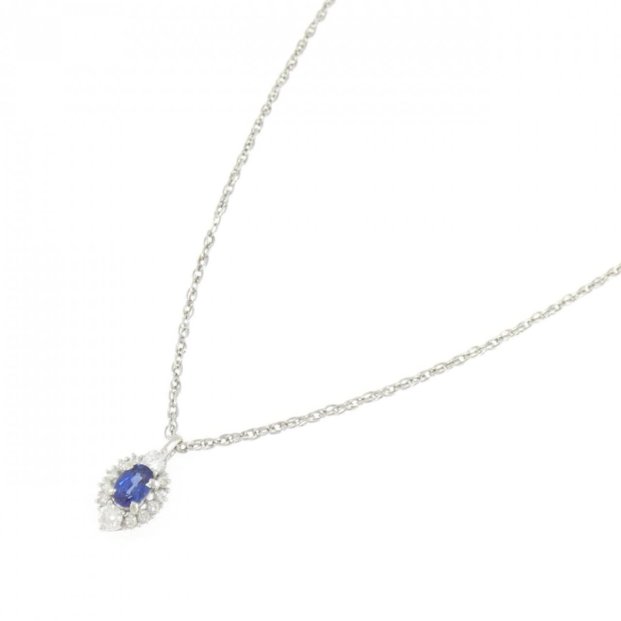 PT900/PT850 サファイヤ ネックレス 0.54CT
