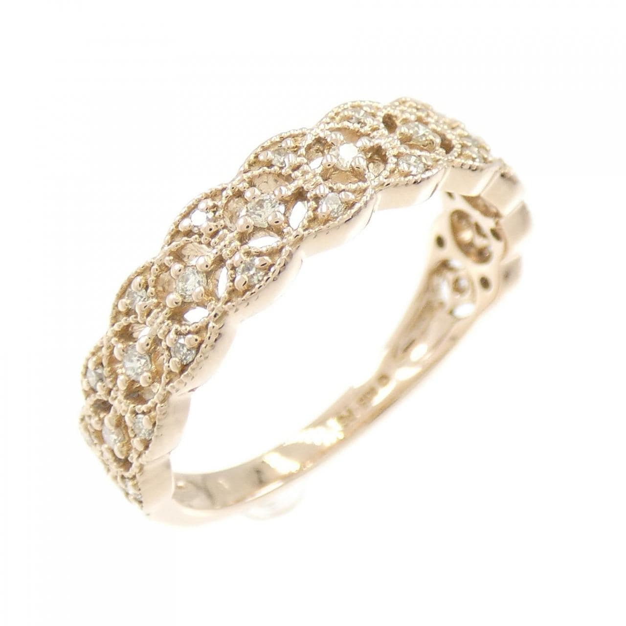 K18PG Diamond ring