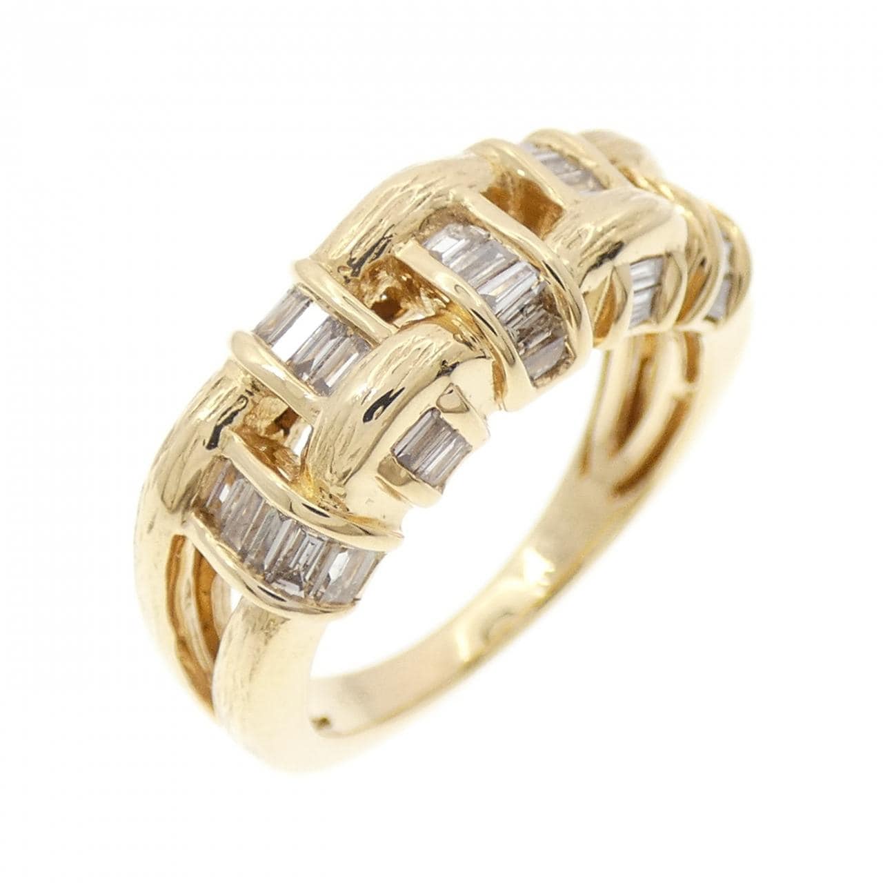 K18YG ダイヤモンド リング 0.35CT