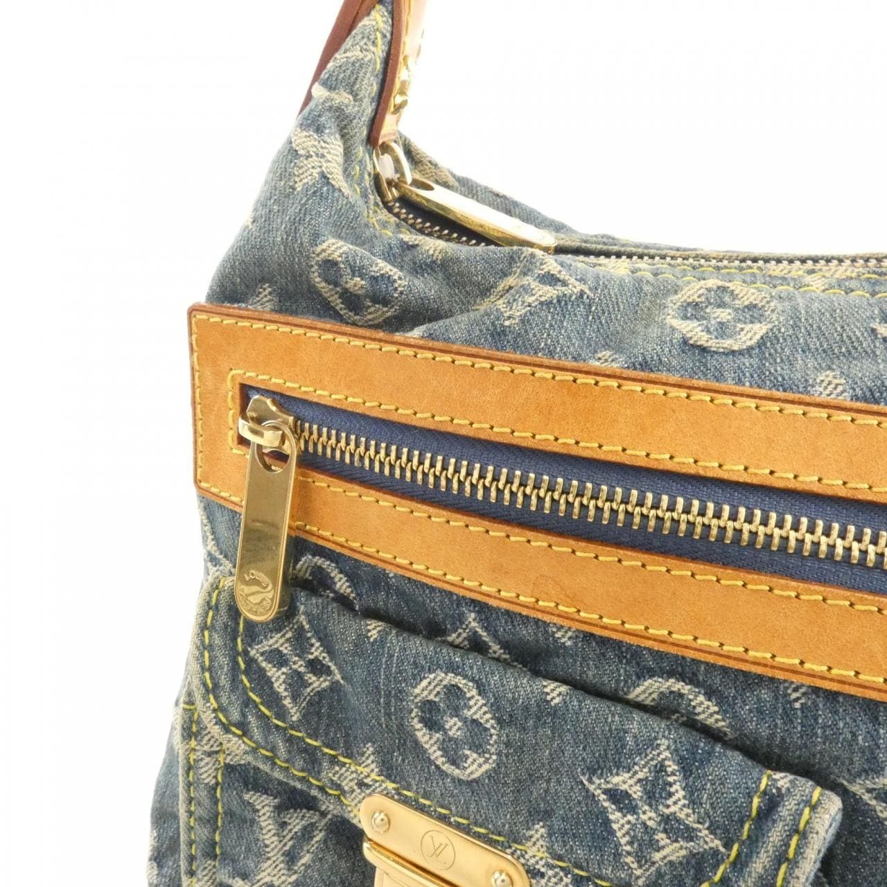 ルイヴィトン モノグラム デニム バギー PM M95049 ショルダーバッグ