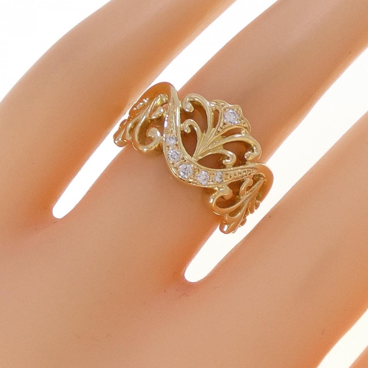 ミキモト ダイヤモンド リング 0.08CT