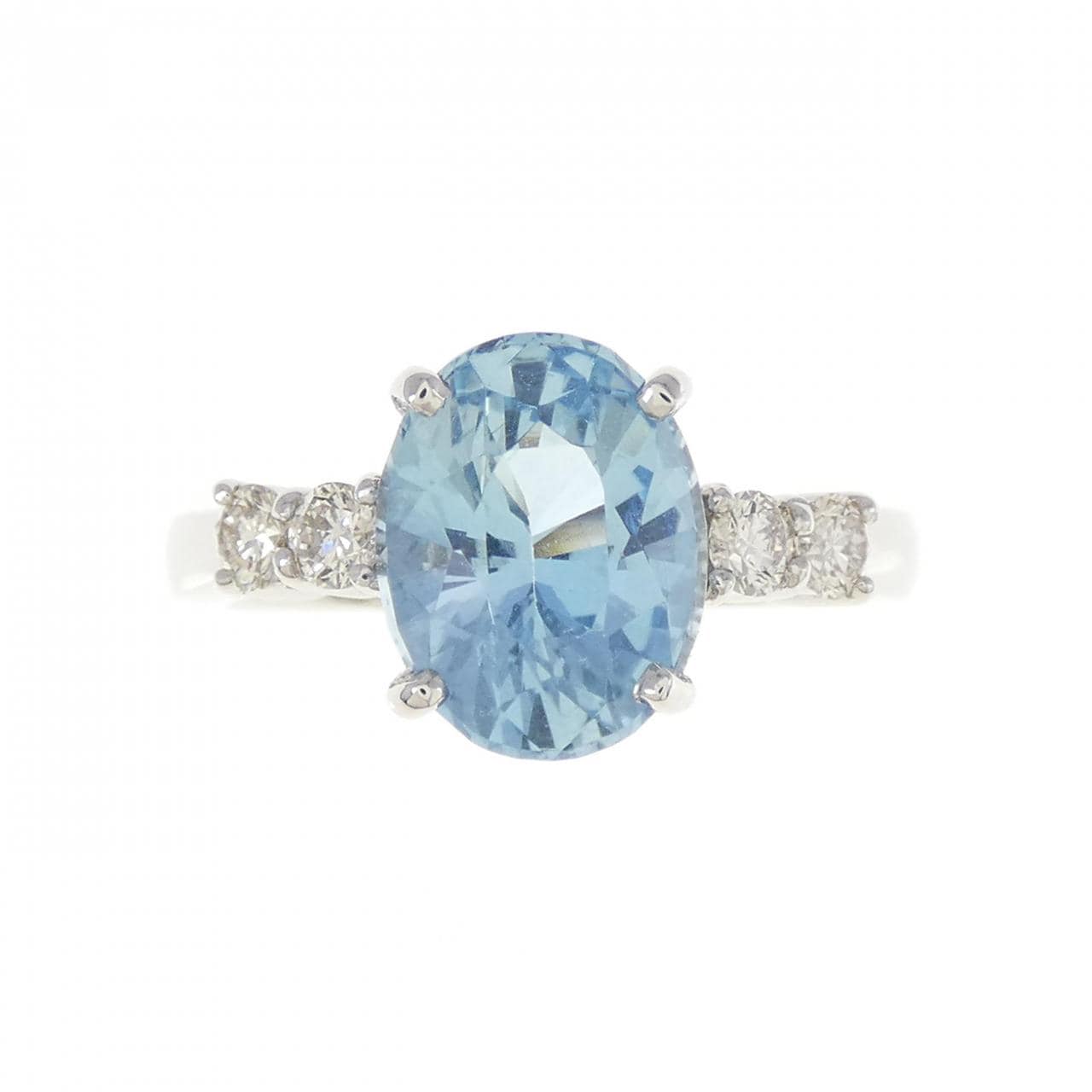 [再加工款] PT海蓝宝戒指 2.05CT