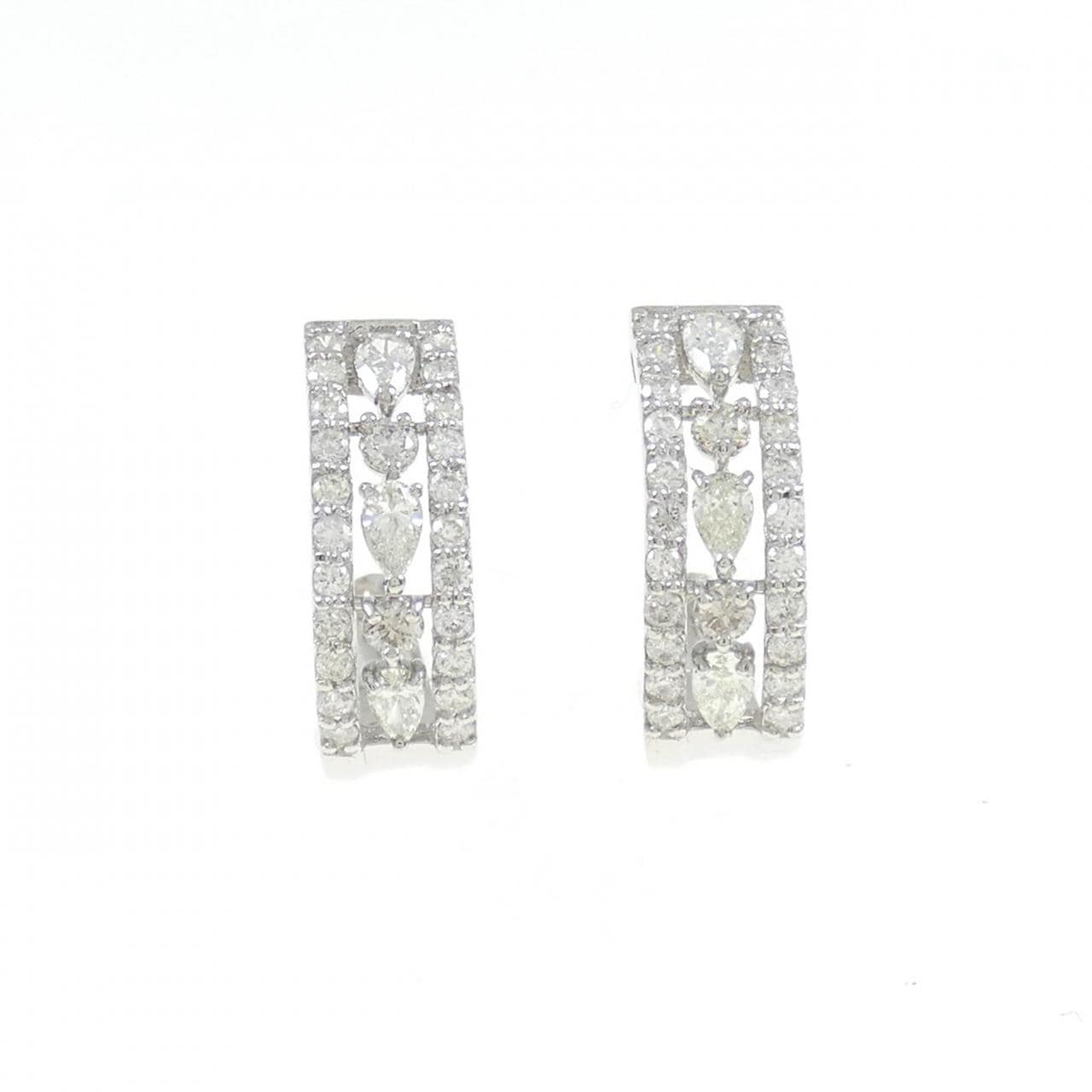 【新品】PT900 ダイヤモンド ピアス 0.60CT
