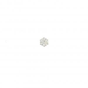 PT900 ソリティア ダイヤモンド ピアス 0.40CT 片耳