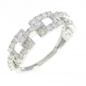 K18WG ダイヤモンド リング 0.50CT