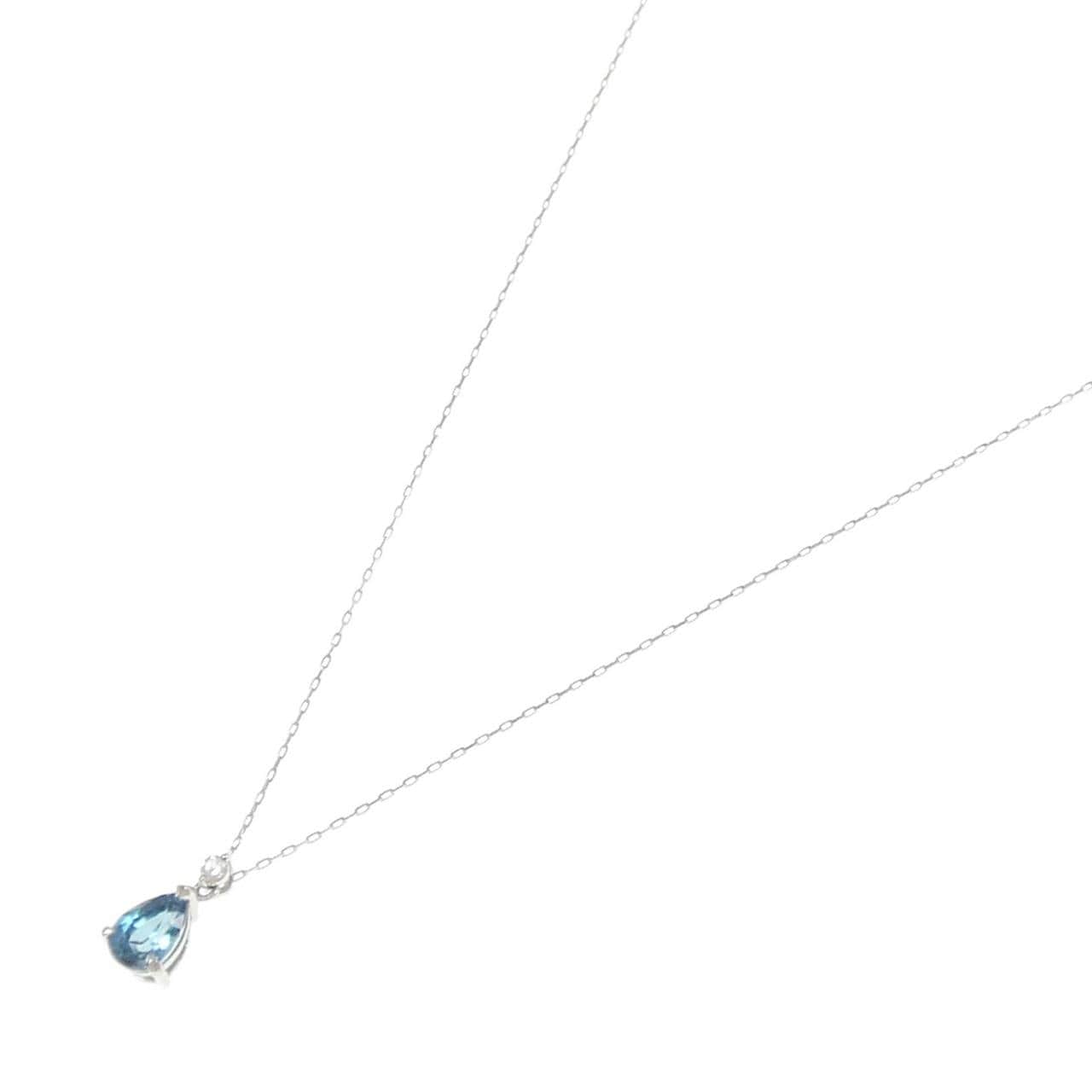 PT900 ジルコン ネックレス 0.92CT