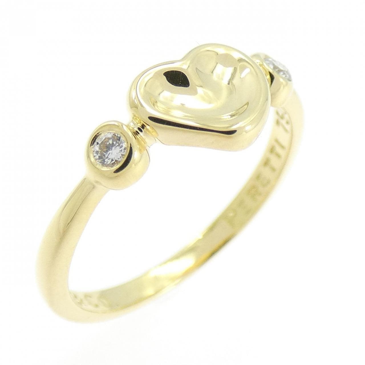 TIFFANY closed heart ring