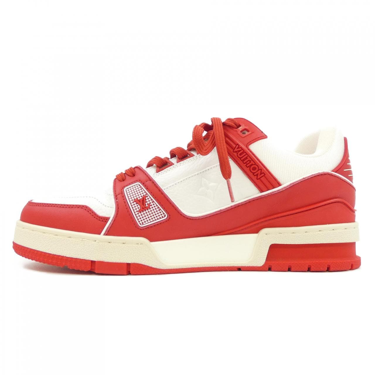 ルイヴィトン LOUIS VUITTON LVトレイナーライン RED スニーカー