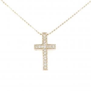 K18PG ダイヤモンド ネックレス 0.18CT