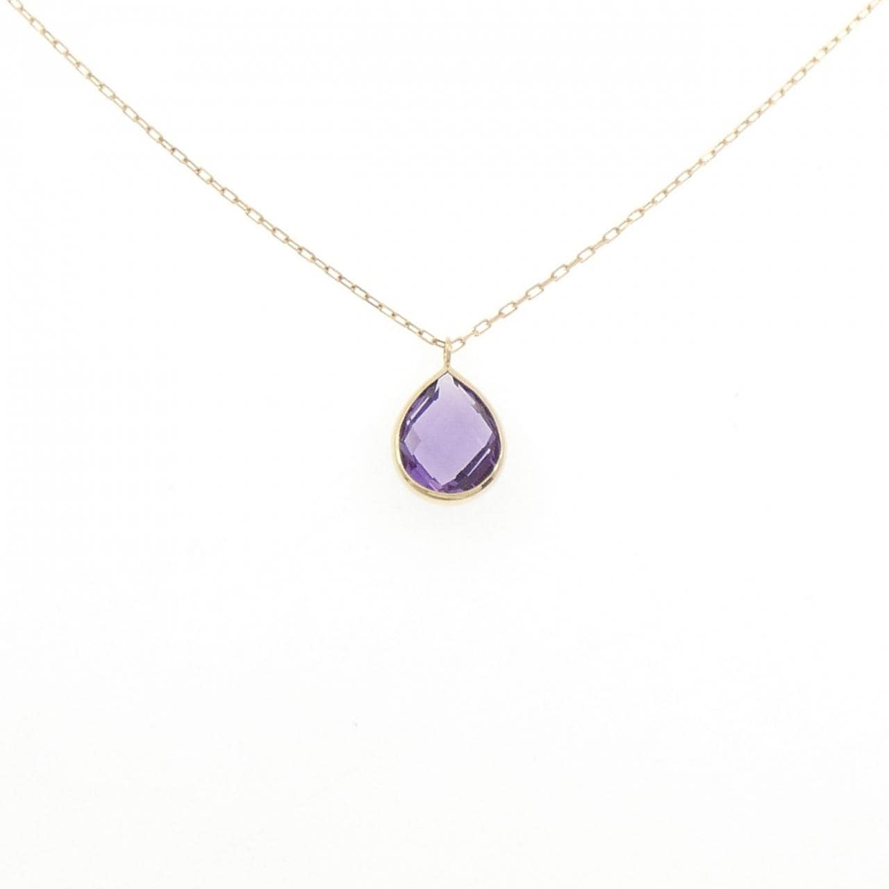 K18YG アメジスト ネックレス