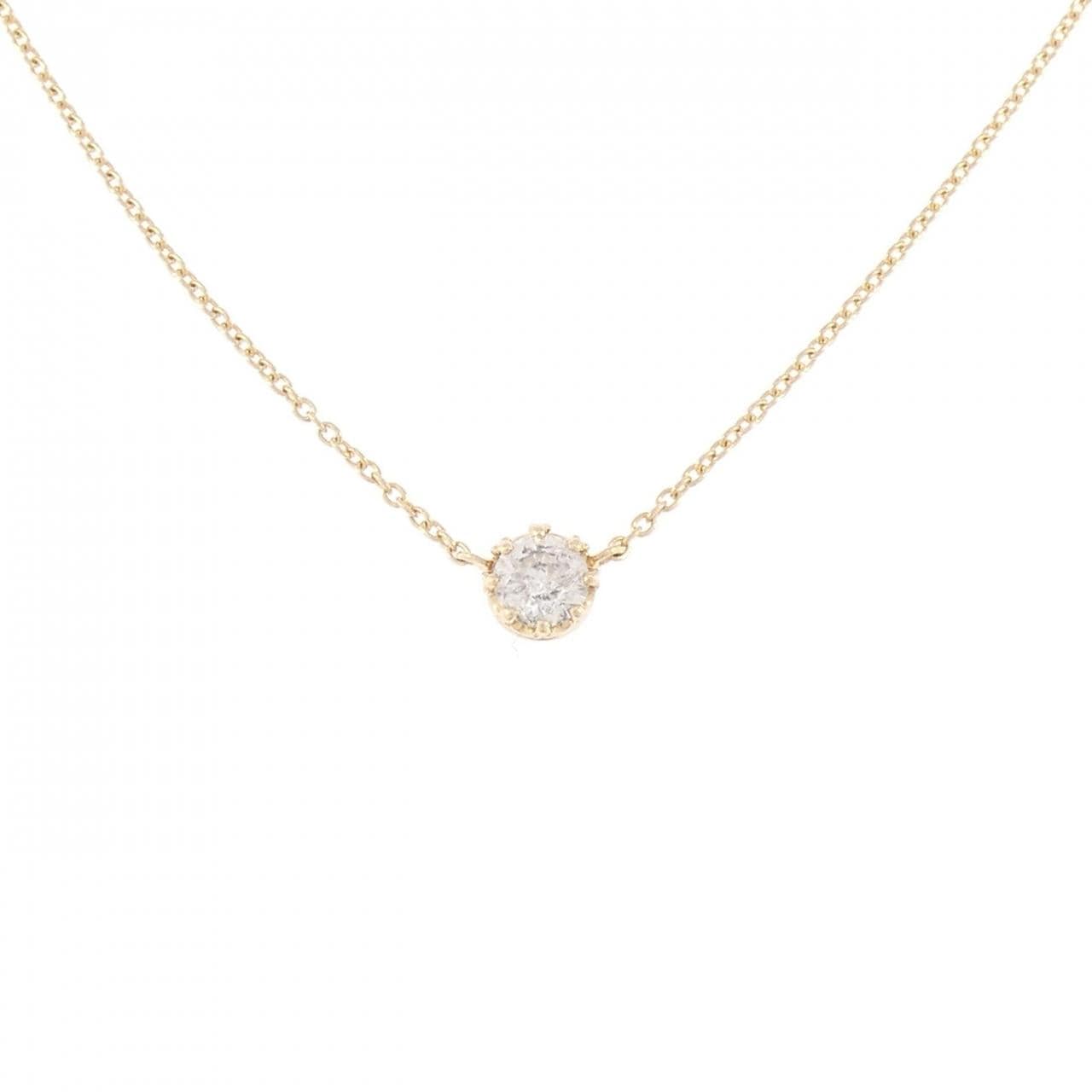 K18YG ダイヤモンド ネックレス 0.25CT