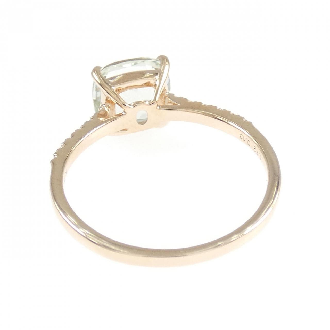 K18PG クオーツ リング 1.72CT