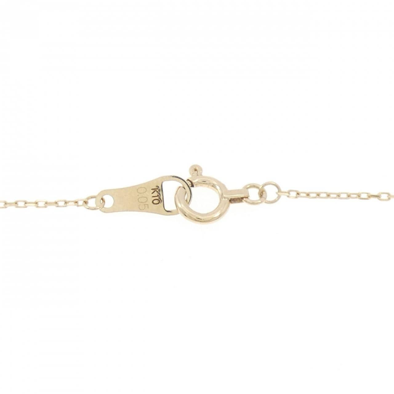 アガット ダイヤモンド ネックレス 0.05CT