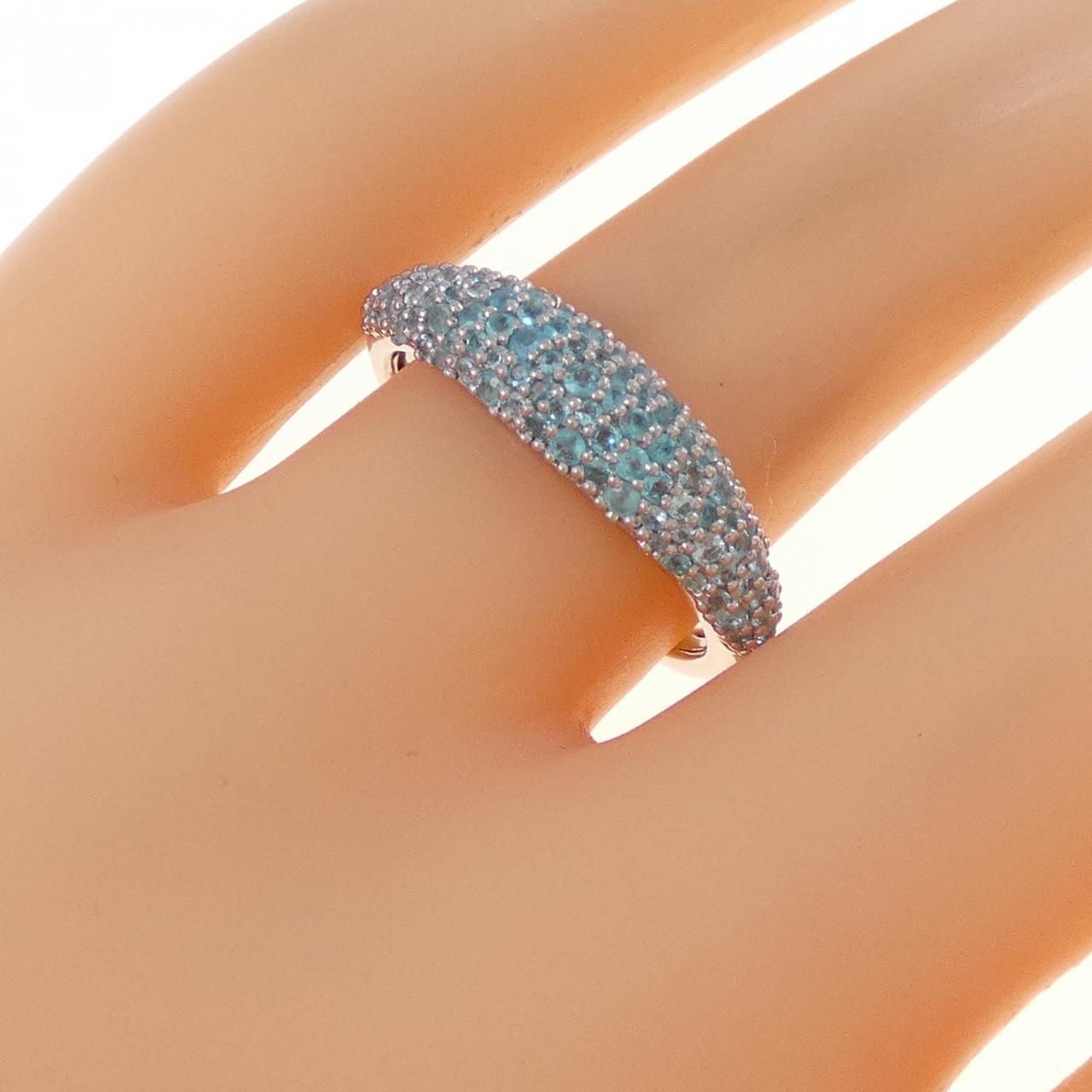 PT950 トルマリン リング 0.45CT